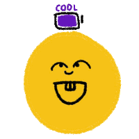 a drawing of a smiley face with the word cool on it