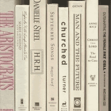 a row of books including one by gunn