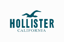 a logo for hollister california with a bird on it