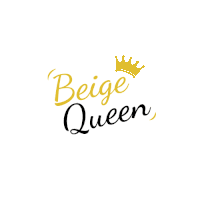 a logo that says beige queen with a crown