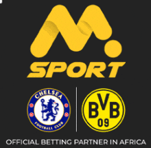 a logo for m sport which is a betting partner for chelsea and bvb