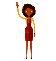 a woman in a red dress is raising her hand in the air