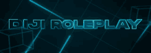 the word digi roleplay is on a dark background