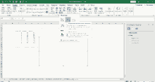 a computer screen shows a graph and a window that says " progettazione " on it