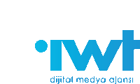 the logo for iwt digital medya ajansi is blue