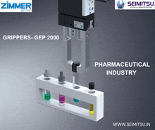 a poster for zimmer grippers-gep 2000 pharmaceutical industry