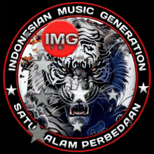 a logo for indonesian music generation shows a tiger