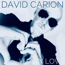 a david carion album cover shows a man adjusting his tie