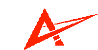 a red triangle with the letter a in it