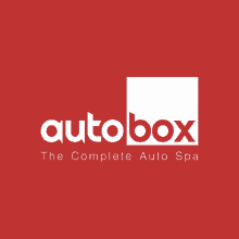 a logo for auto box the complete auto spa