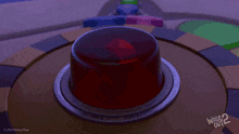 a red button that says inside out 2 on the bottom