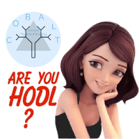 a cartoon girl with the words are you hodl