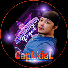 a picture of a man with the name capt kiel on the bottom