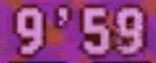 a purple background with the numbers 9 and 59