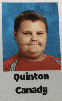 a picture of a boy named quinton canaday