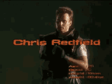 chris redfield is a character from the video game resident evil .