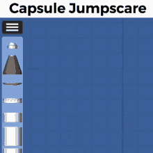 a screenshot of a capsule jumpscare app