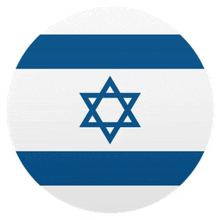 a blue and white flag with a star in the center