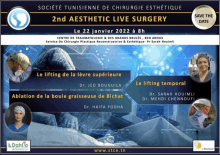 a poster for a 2nd aesthetic live surgery