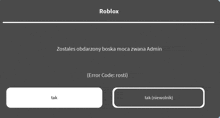 a screenshot of a roblox error message in a foreign language