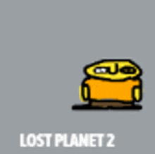 a cartoon of wall e from lost planet 2