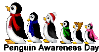 Penguins Line Sticker