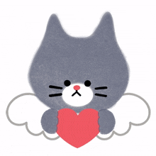 love happy cozy illustration cat