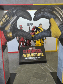 a poster for deadpool and wolverine in cinemas on july 25