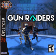 a dreamcast game called gun raiders is rated teen