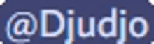 a blurred image of the word djudio on a blue background .