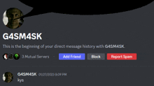 a screenshot of a discord server with g4sm4sk