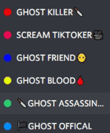 ghost killer scream tiktoker ghost friend ghost blood and ghost assassin