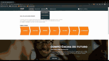 a screenshot of a website that says ' competencias do futuro '