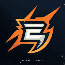 a logo for a video game team called exaltery