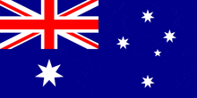 the flag of australia has a red white and blue stripe