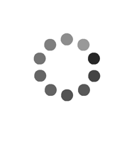 a circle of gray dots with a black circle in the middle