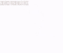 a pixelated image of a man with the words " nish unblock " above him