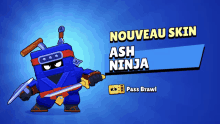 a screenshot of a video game with ash ninja on it