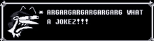 a black and white image of a person holding a gun with the words argargargargarg what a jokez !!!