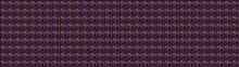 a purple background with a repeating pattern of letters on it .