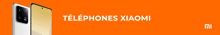 an orange background with the words telephones xiaomi