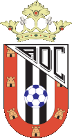 a coat of arms with a soccer ball and the letter aoc on it