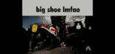 a group of cartoon characters are standing in front of a sign that says ' big shot time '