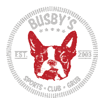 a logo for busy 's sports club grub