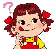 a cartoon of a girl with a question mark on her head