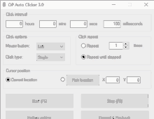 a screenshot of the op auto clicker 3.0
