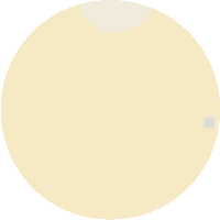 a yellow circle on a white background with a gray border