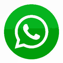 a green circle with a white phone in the center