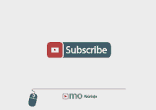 a mouse is pointing to the subscribe button