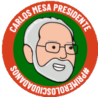 Carlos Mesa Mesa Presidente Sticker